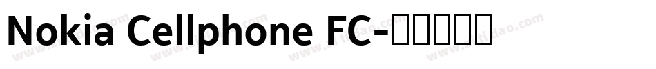 Nokia Cellphone FC字体转换